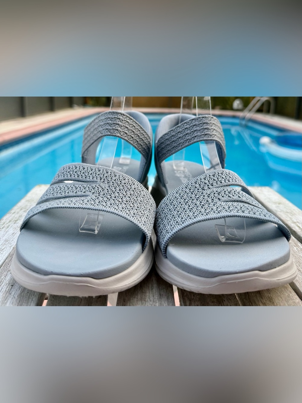 Skechers Women's Slip-ins Ultra Flex 3.0 Sandals Women’s 10.5~New - Picture 4 of 9